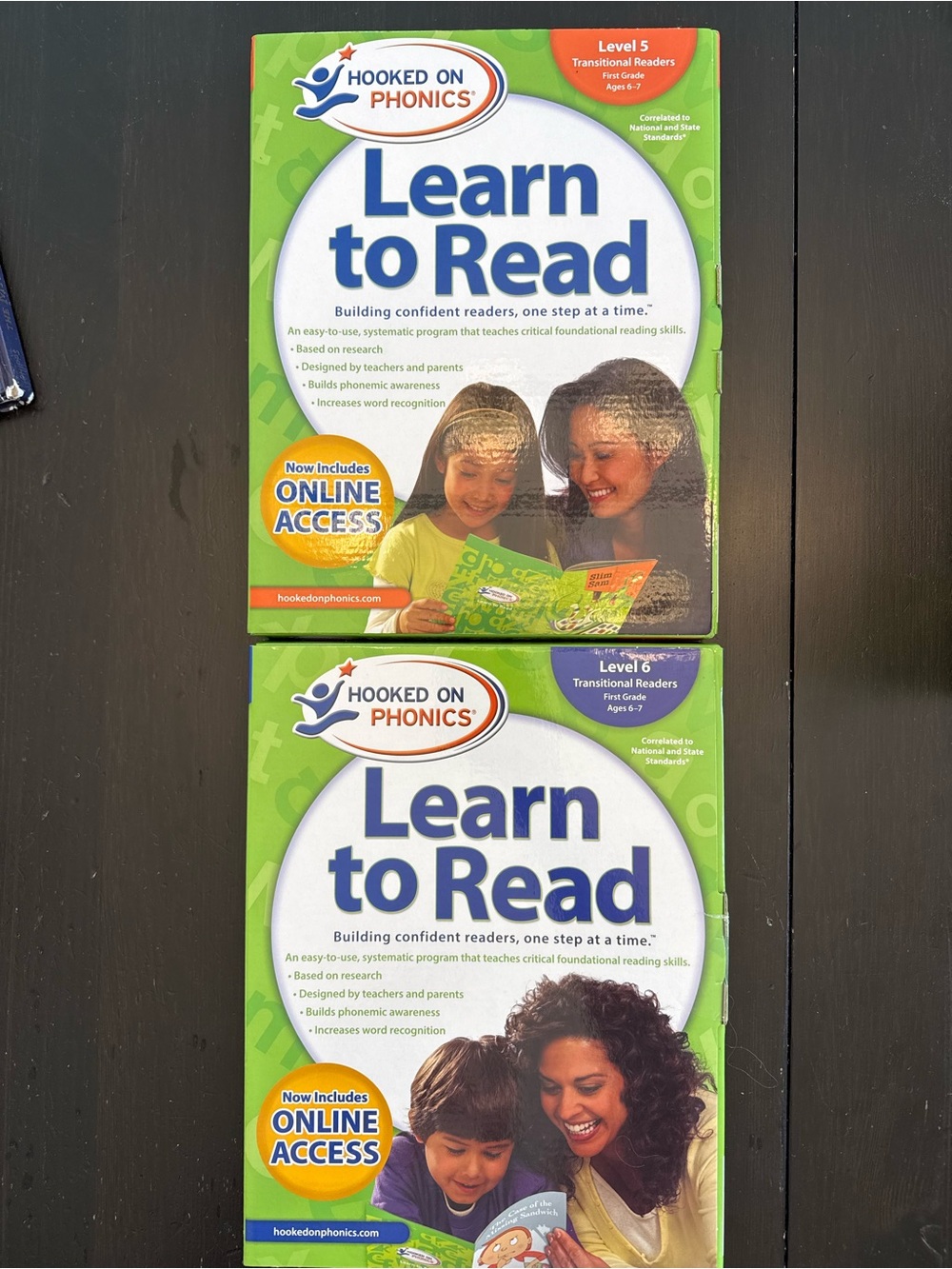 Hooked on Phonics “Learn to Read” – Level 5 & Level 6 Complete Box Set